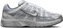 Nike P-6000 Heren Schoenen Zilver Maat: 42.5 Leer Foot Locker - Thumbnail 2