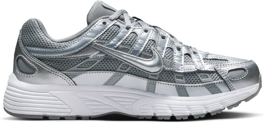 Nike P-6000 Unisex Schoenen Grijs Maat: 32 Mesh Synthetisch Foot Locker