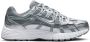 Nike P-6000 Unisex Schoenen Grijs Maat: 33.5 Mesh Synthetisch Foot Locker - Thumbnail 2