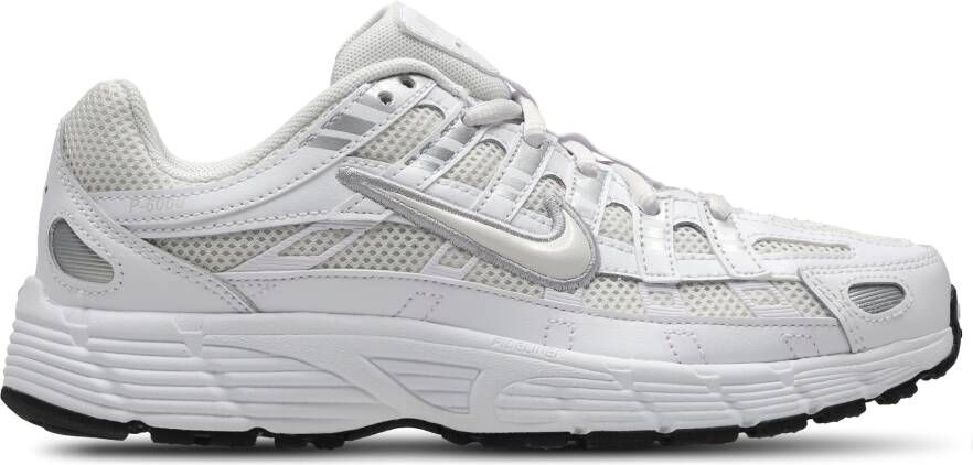Nike P-6000 Unisex Schoenen Grijs Maat: 36 Mesh Synthetisch Foot Locker