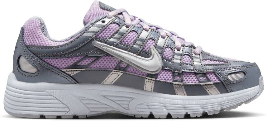 Nike P-6000 Unisex Schoenen Paars Maat: 35.5 Mesh Synthetisch Foot Locker