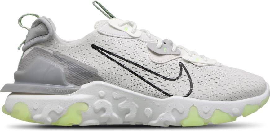 Nike React Vision Sneakers Heren Grijs Mesh Synthetisch - Foto 2
