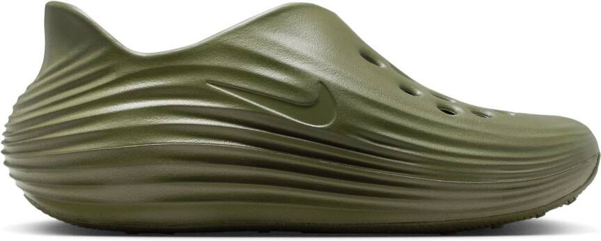 Nike Reactx Rejuven8 Slippers en Sandalen Unisex Olijf Mesh Synthetisch
