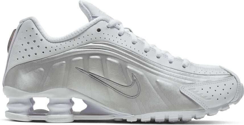 Nike Shox Sneakers Dames Wit Mesh Synthetisch