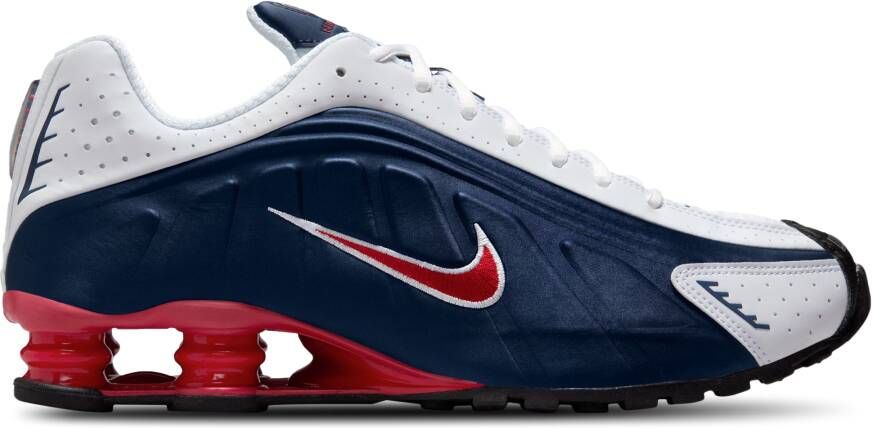 Nike Shox Sneakers Heren Blauw Mesh Synthetisch