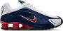 Nike Shox Heren Schoenen Blauw Maat: 45.5 Mesh Synthetisch Foot Locker - Thumbnail 2