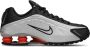 Nike Shox Heren Schoenen Zilver Maat: 40.5 Mesh Synthetisch Foot Locker - Thumbnail 2