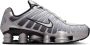 Nike Shox Heren Schoenen Zilver Maat: 40.5 Synthetisch Textil Foot Locker - Thumbnail 2