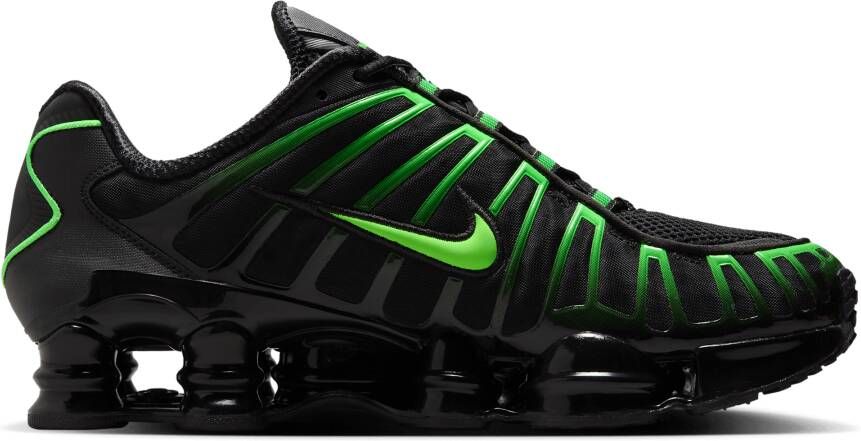 Nike Shox Sneakers Heren Zwart Synthetisch Textil