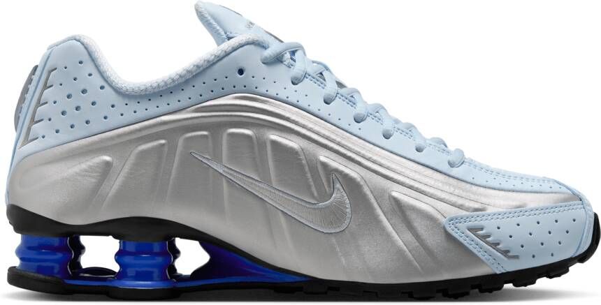 Nike Shox Sneakers Dames Blauw Mesh Synthetisch
