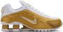 Nike Shox Sneakers Unisex Goud Leer - Thumbnail 2