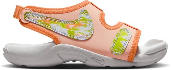 Nike Sunray Adjust Unisex Slippers en Sandalen Oranje Maat: 31 Textil Foot Locker