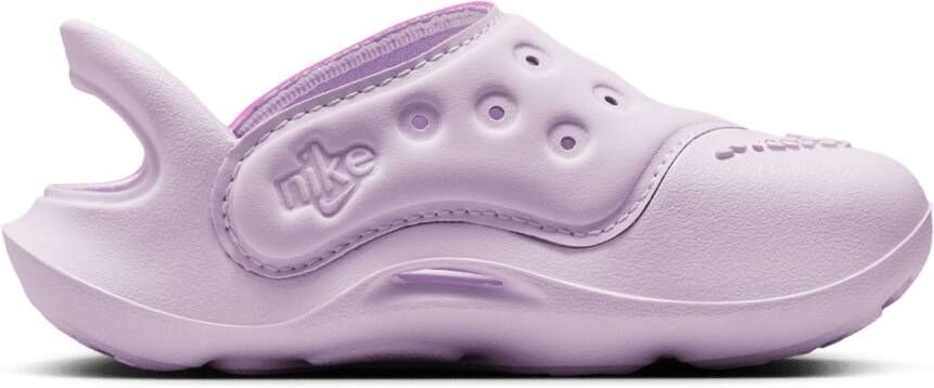 Nike Swoosh Unisex Slippers en Sandalen Paars Maat: 17 Mesh Synthetisch Foot Locker