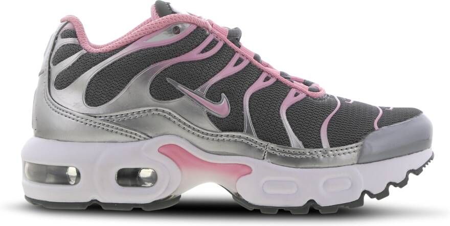 Nike Tuned 1 voorschools Schoenen Grey Synthetisch Textil Leer Foot Locker