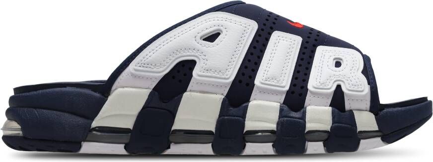 Nike Uptempo Heren Schoenen Blauw Maat: 40 Mesh Synthetisch Foot Locker