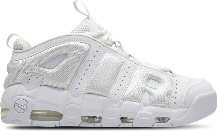 Nike Uptempo Heren Schoenen Wit Maat: 40.5 Leer Foot Locker
