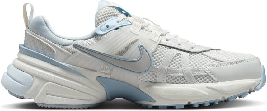 Nike V2k Run Dames Schoenen Zilver Maat: 36.5 Mesh Synthetisch Foot Locker
