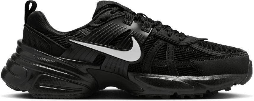 Nike V2k Run Dames Schoenen Zwart Maat: 36.5 Mesh Synthetisch Foot Locker