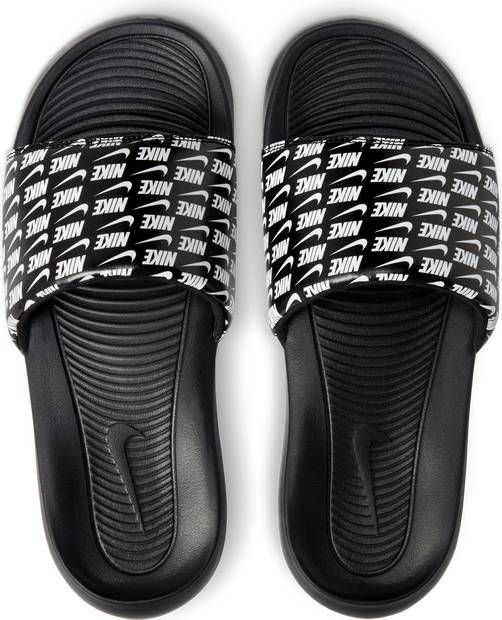 Nike Victori Slippers en Sandalen Heren Zwart Mesh Synthetisch - Foto 4