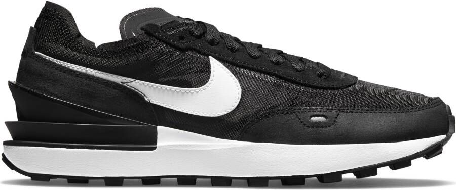 Nike Waffle One Dames Schoenen Black Mesh Synthetisch Foot Locker - Foto 4