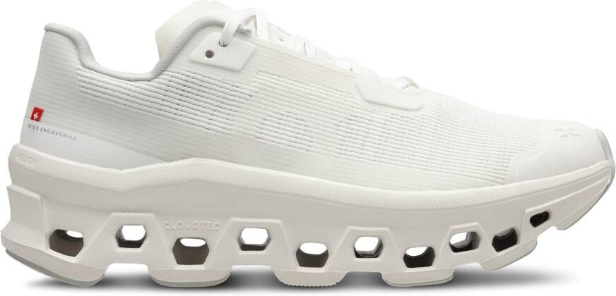 On Cloudm ster Dames Schoenen Wit Maat: 38.5 Mesh Synthetisch Foot Locker