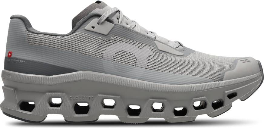 On Cloudm ster Heren Schoenen Grijs Maat: 40 Polyester Foot Locker