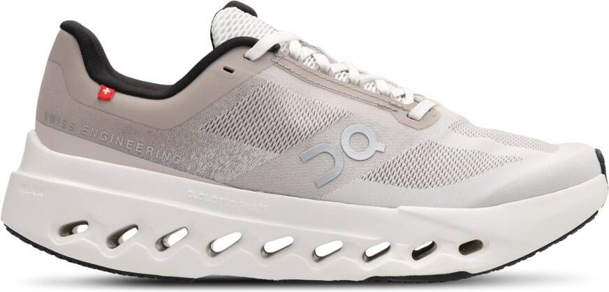 On Cloudsurfer Next Sneakers Beige Mesh Synthetisch