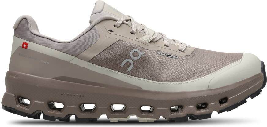 On Cloudvista 2 Waterproof Dames Schoenen Beige Maat: 37 Mesh Synthetisch Foot Locker