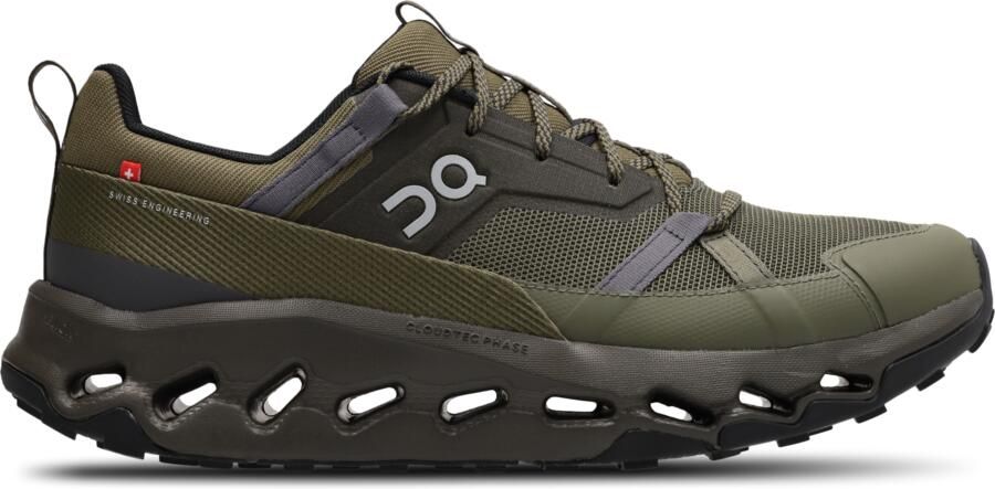 On Running Donkergroene Mesh Sneakers met Missiongrip - Foto 5