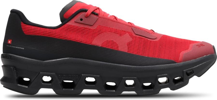 On Cloudm ster Sneakers Heren Grijs Mesh Synthetisch