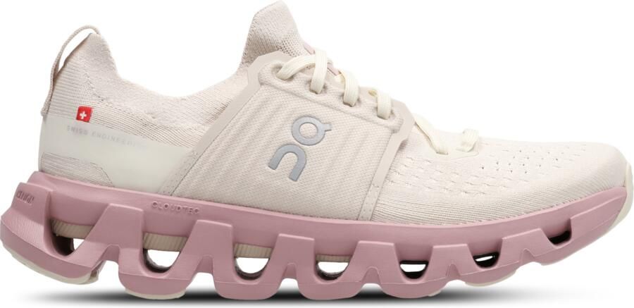 On Cloudswift Sneakers Dames Beige Mesh Synthetisch