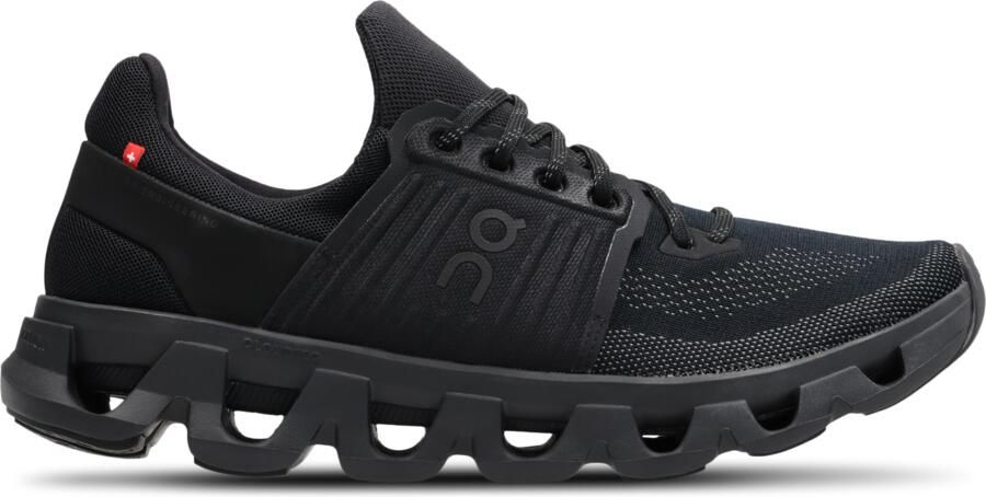 On Cloudswift Sneakers Heren Zwart Mesh Synthetisch