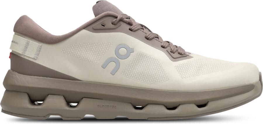 On Cloudz e Sneakers Dames Bruin Mesh Synthetisch