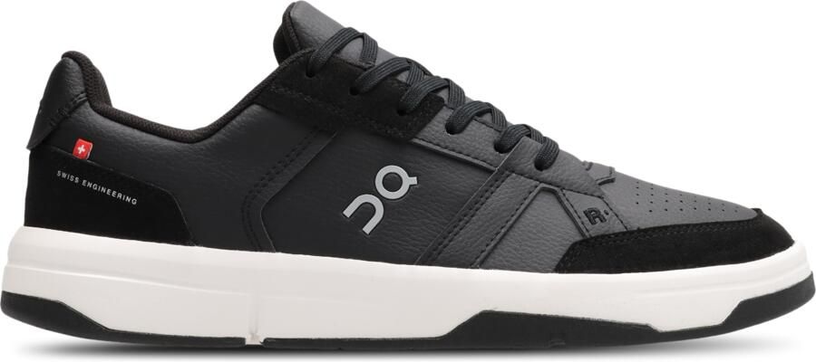 On THE ROGER Sneakers Heren Zwart Leer
