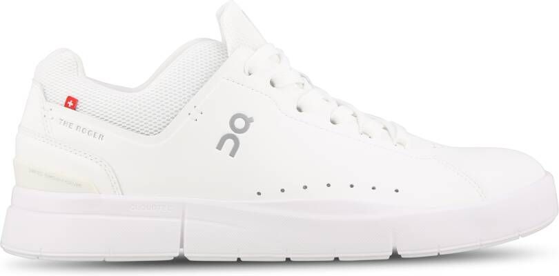 ON Running Witte hardloopschoenen met marineblauwe details White Heren - Foto 10