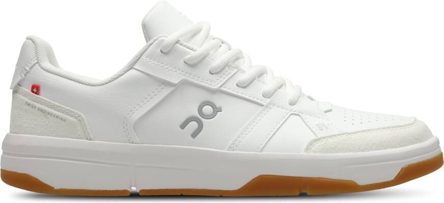 On THE ROGER Heren Schoenen Wit Maat: 42.5 Leer Foot Locker