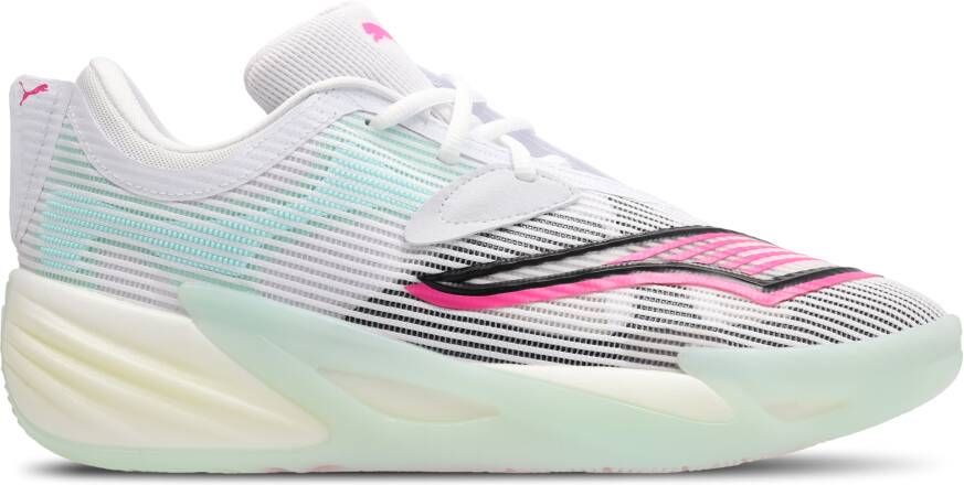 Puma All-pro Nitro Sneakers Heren Wit Mesh Synthetisch
