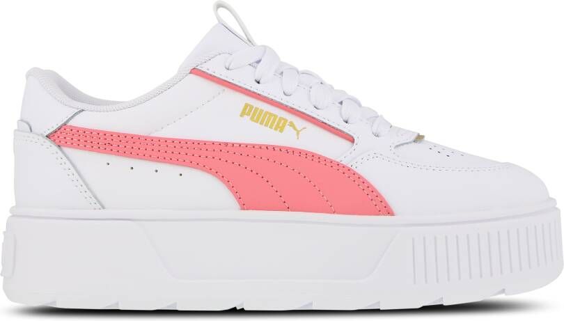 Puma Karmen Rebelle Unisex Schoenen Wit Maat: 35.5 Leer Foot Locker