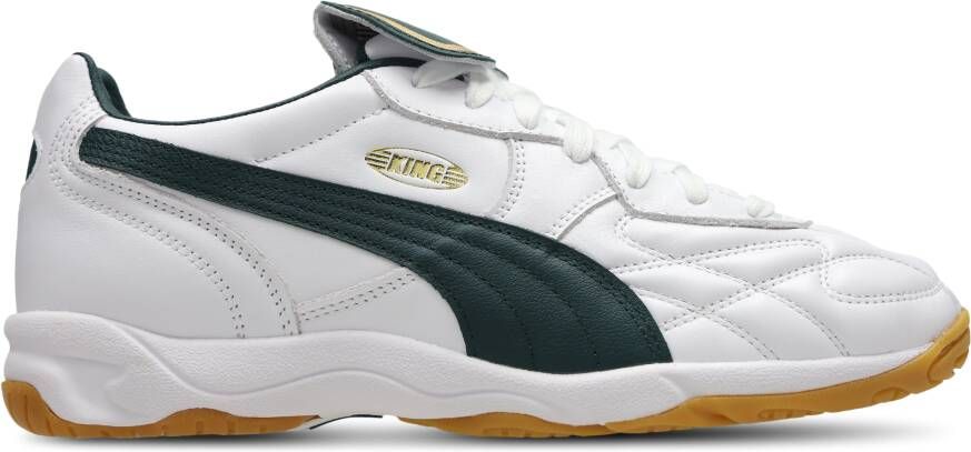 Puma King Indoor Heren Schoenen Wit Maat: 40 Leer Foot Locker