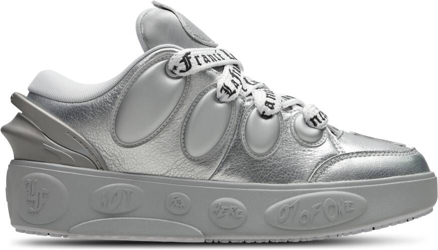 Puma Lafrance Chrome Heren Schoenen Zilver Maat: 40.5 Leer Foot Locker