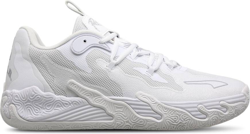 Puma Mb.03 Lo Heren Schoenen Wit Maat: 40.5 Mesh Synthetisch Foot Locker