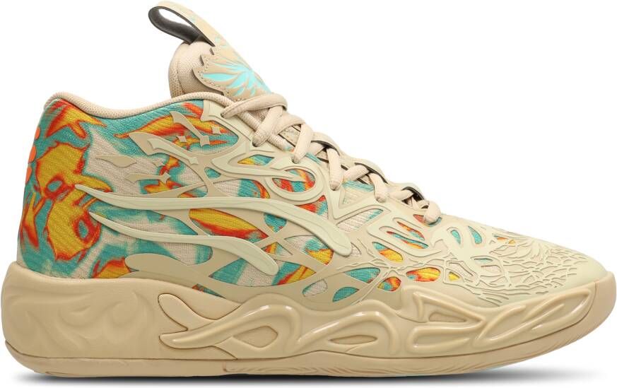 Puma Mb.04 Flare Heren Schoenen Beige Maat: 40.5 Mesh Synthetisch Foot Locker