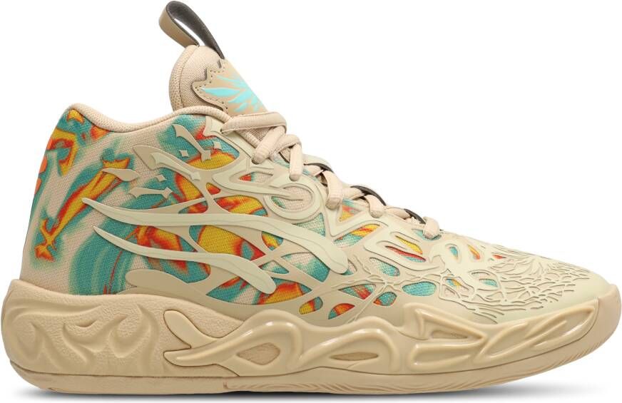 Puma Mb.04 Flare Unisex Schoenen Beige Maat: 37.5 Leer Foot Locker