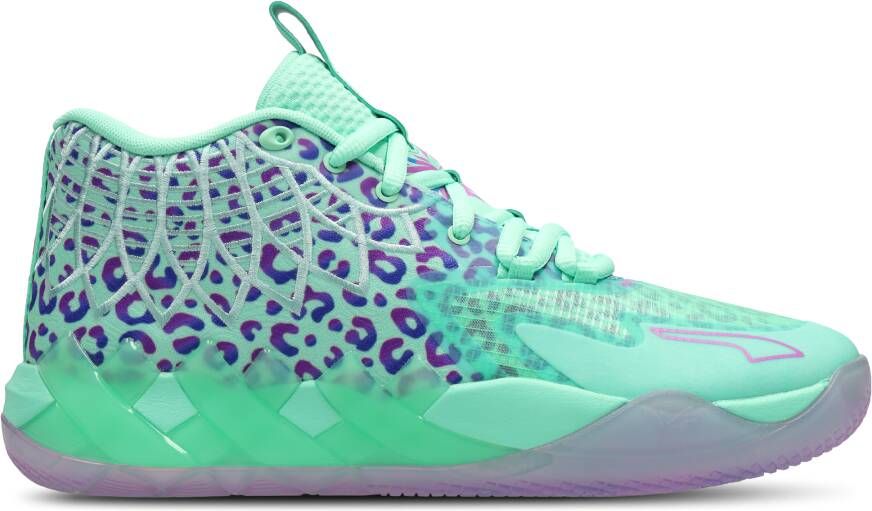 Puma Mb.04 Heren Schoenen Groen Maat: 42.5 Mesh Synthetisch Foot Locker