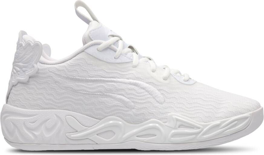 Puma Mb.04 Lo Ice White Heren Schoenen Wit Maat: 40.5 Mesh Synthetisch Foot Locker