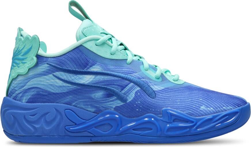 Puma Mb.04 Low Team Heren Schoenen Blauw Maat: 40 Mesh Synthetisch Foot Locker