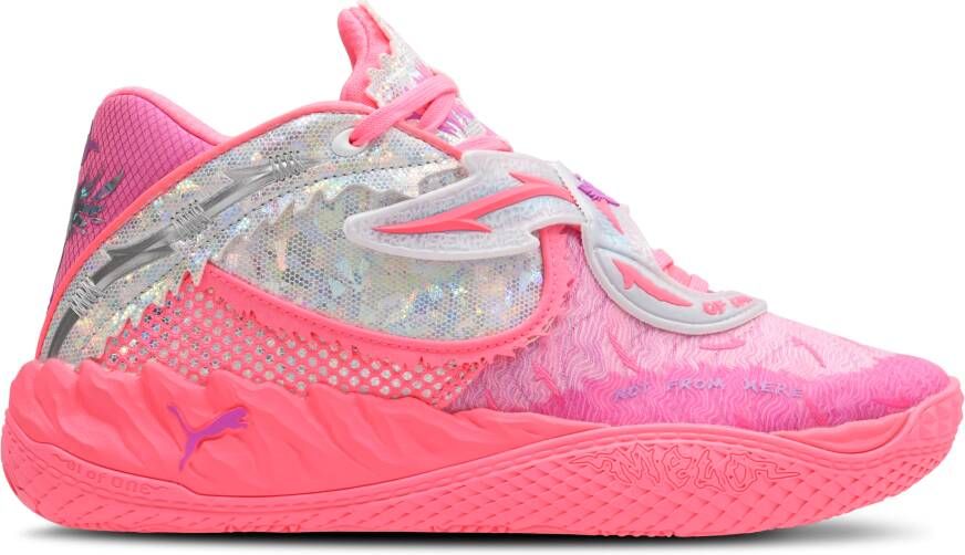 Puma Mb.05 World Tour Sneakers Heren Roze Mesh Synthetisch