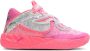 Puma Mb.05 World Tour Sneakers Heren Roze Mesh Synthetisch - Thumbnail 2