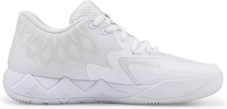 Puma Mb1 Lo White Silver Schoenmaat 40 1 2 Basketball Performance Low 376941 04