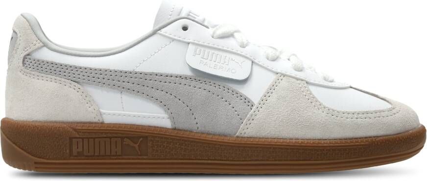 Puma Palermo Unisex Schoenen Wit Maat: 38.5 Leer Foot Locker